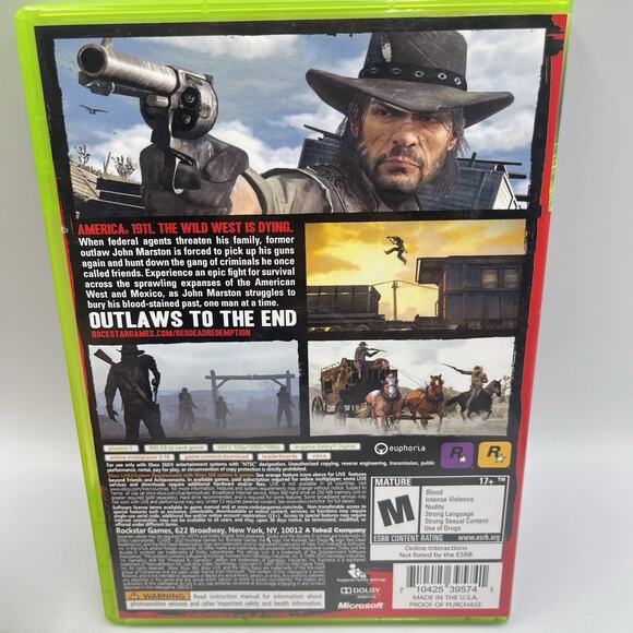 Red Dead Redemption Xbox 360 CIB Map & Manual Tested - Picture 6 of 8